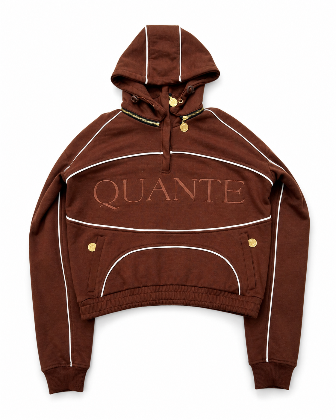 Quarterzip Sweatshirt Burnt Umber