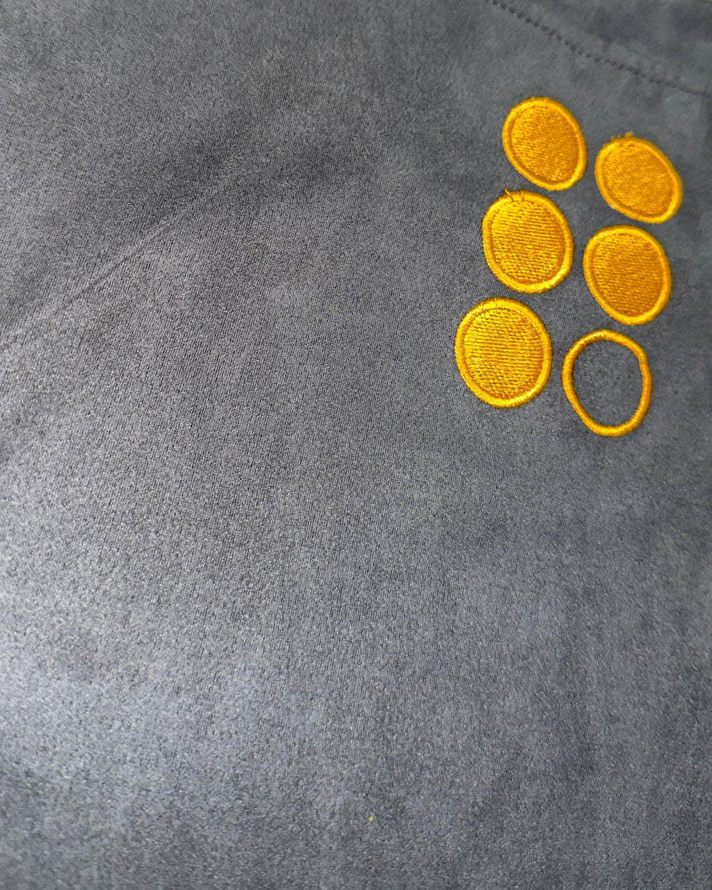 Suede Qasual Tee Qoncrete Gray