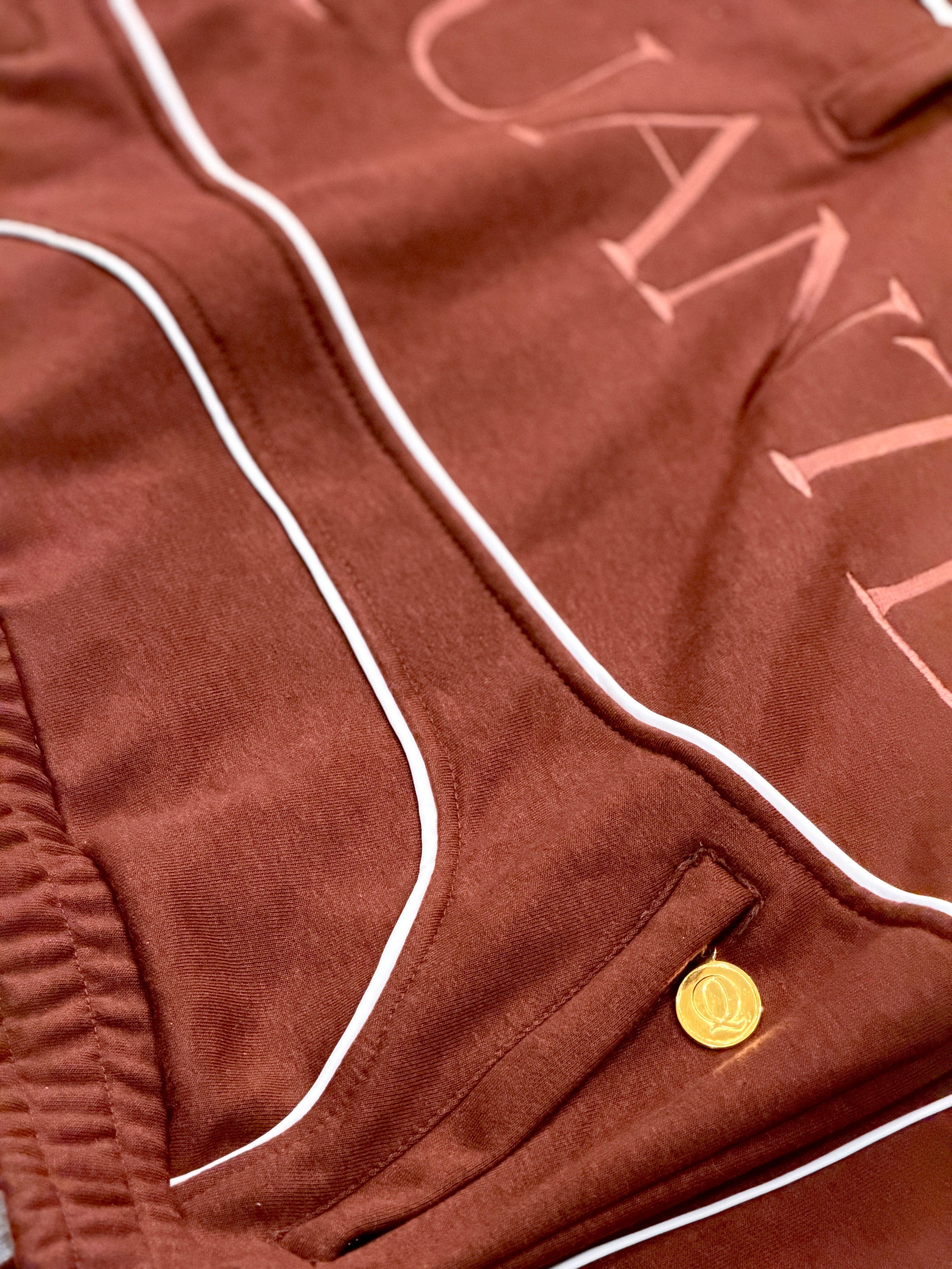 Quarterzip Sweatshirt Burnt Umber