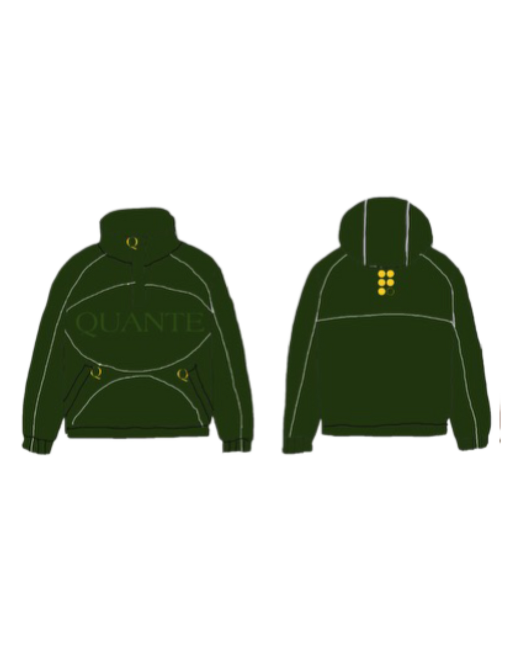 Quarterzip Sweatsuit Darq Green