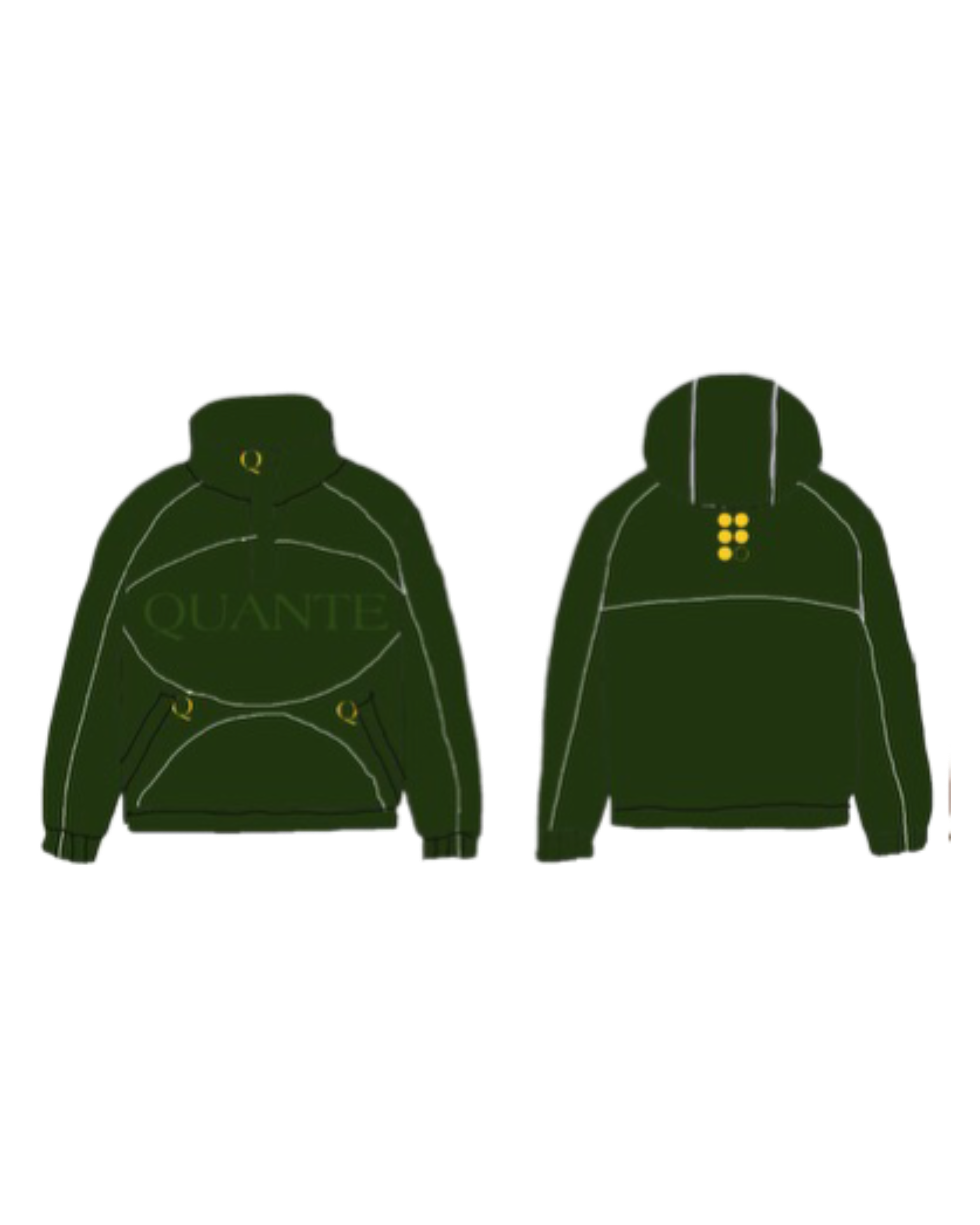 Quarterzip Sweatsuit Darq Green