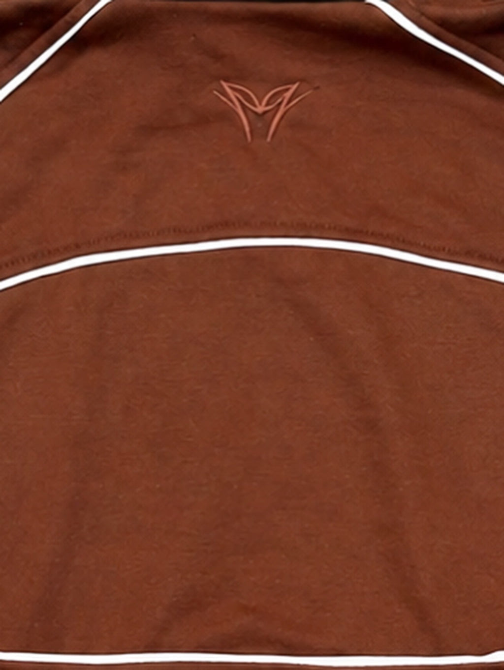 QZ Piped Sweatshirt Burnt Umber