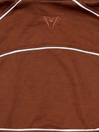 QZ Piped Sweatshirt Burnt Umber