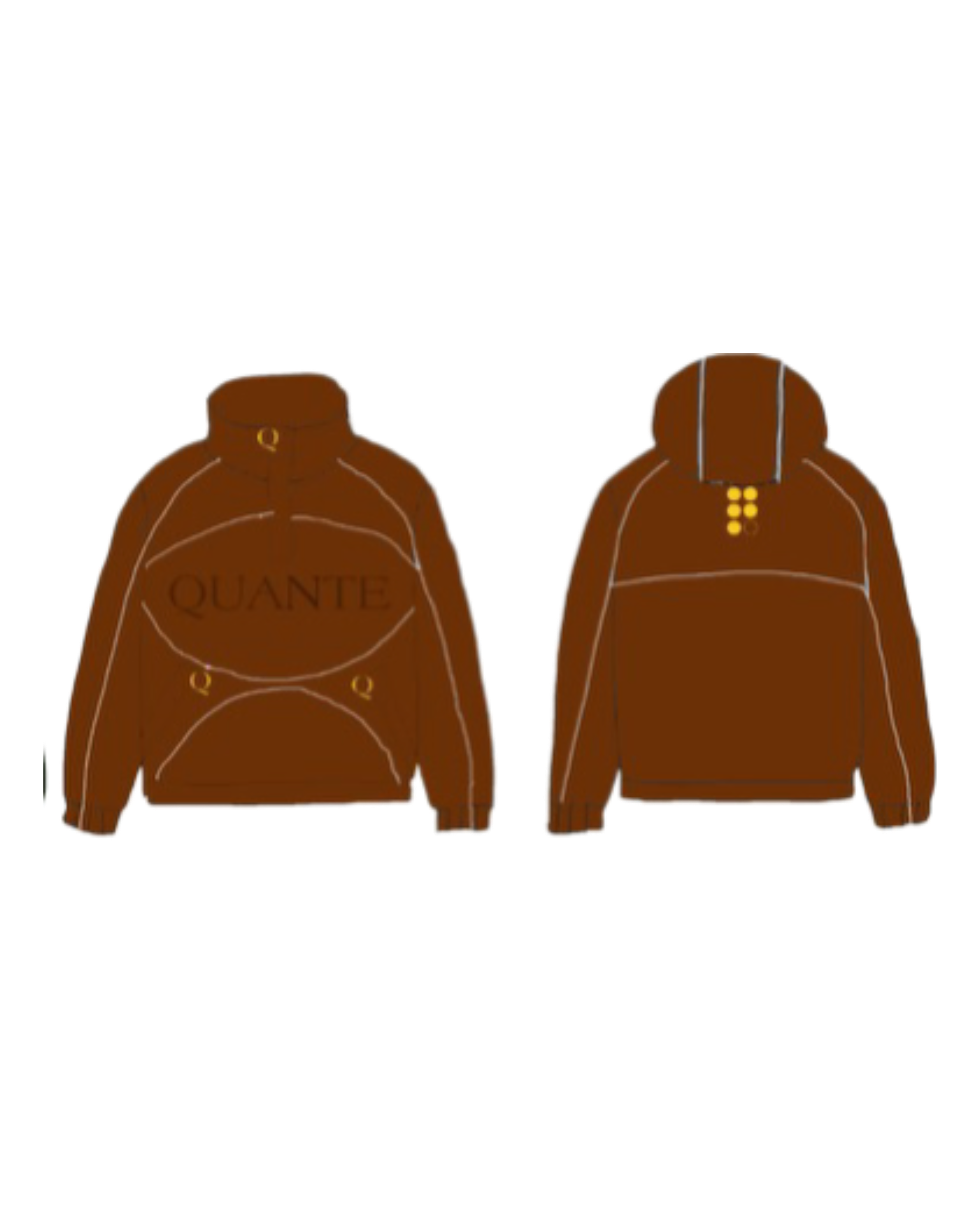 Quarterzip Sweatsuit Moqa Brown