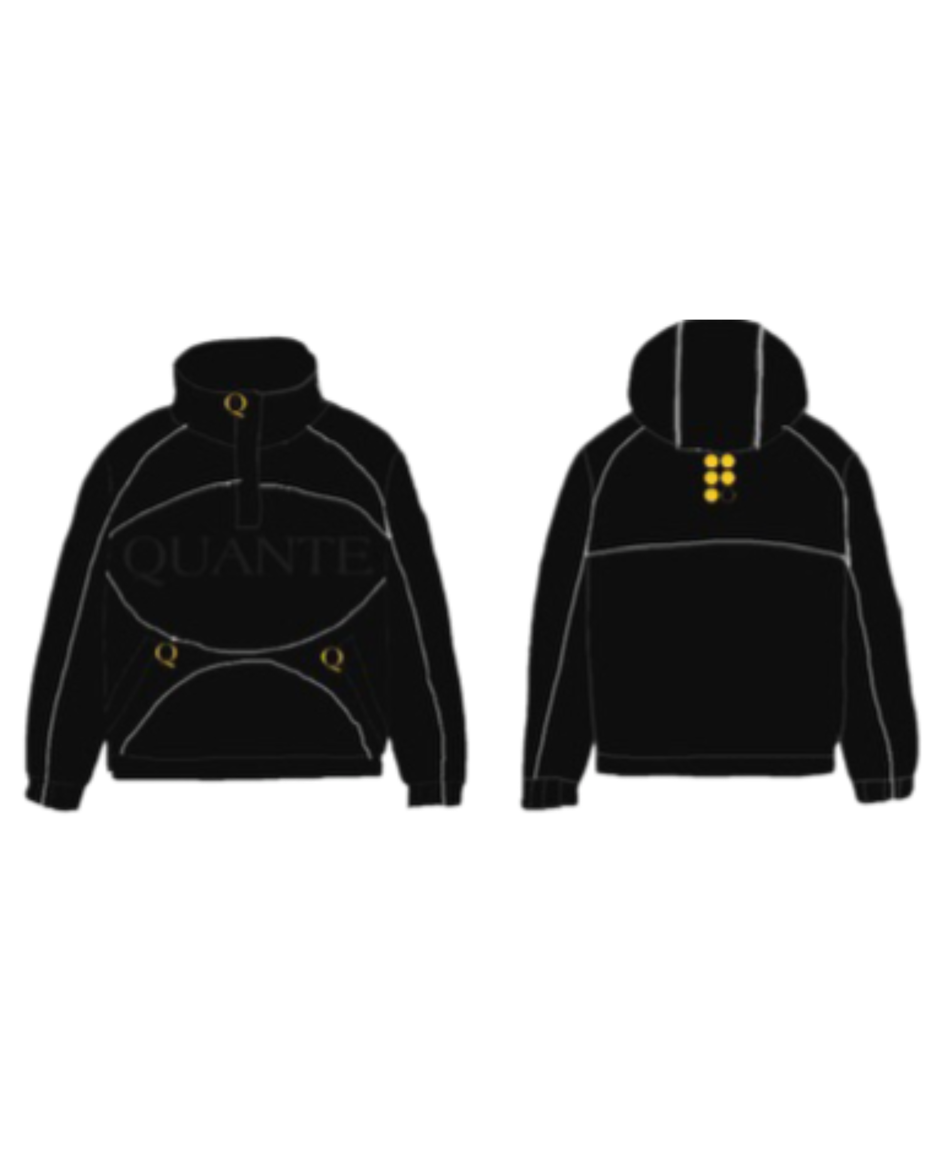 Quarterzip Sweatsuit Obsidian Blaq