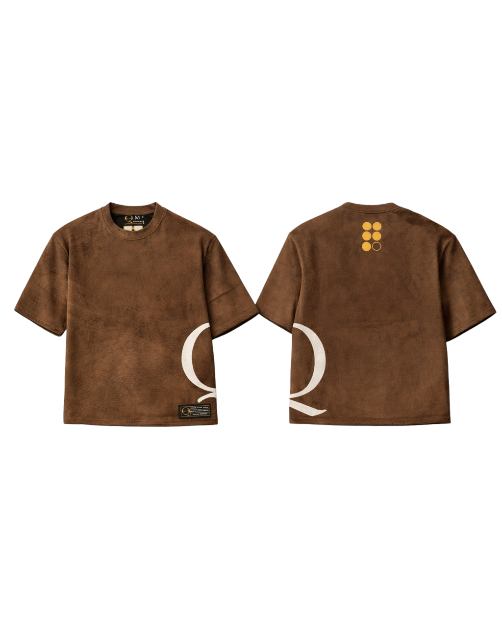 Suede Qasual Tee Moqa Brown
