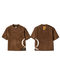 Suede Qasual Tee Moqa Brown