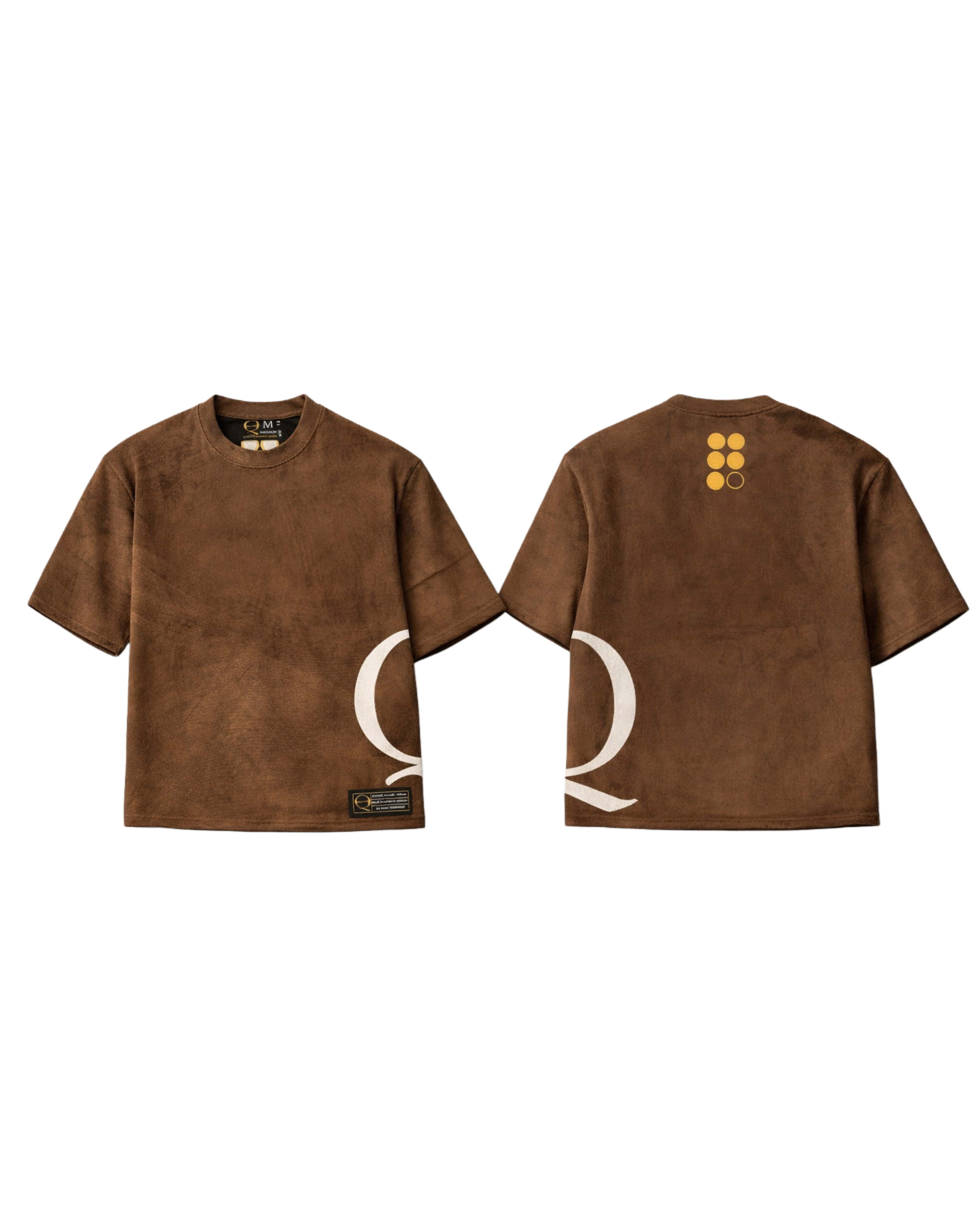 Suede Qasual Tee Moqa Brown